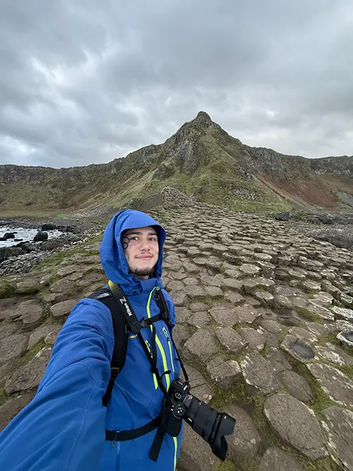 Mattia en Irlande du Nord - Photo © Mattia